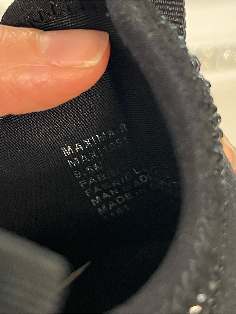 Steve Madden Maxima Black Rhinestone Sneakers - Picture 6 of 6
